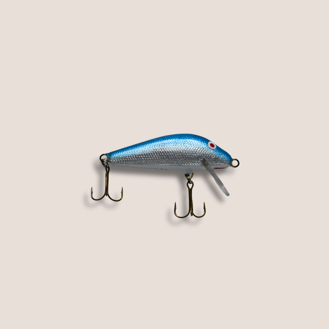 ac shiner fishing lures A.C 302, Silver/Black Back Color with Box American made Lures AC Shiners